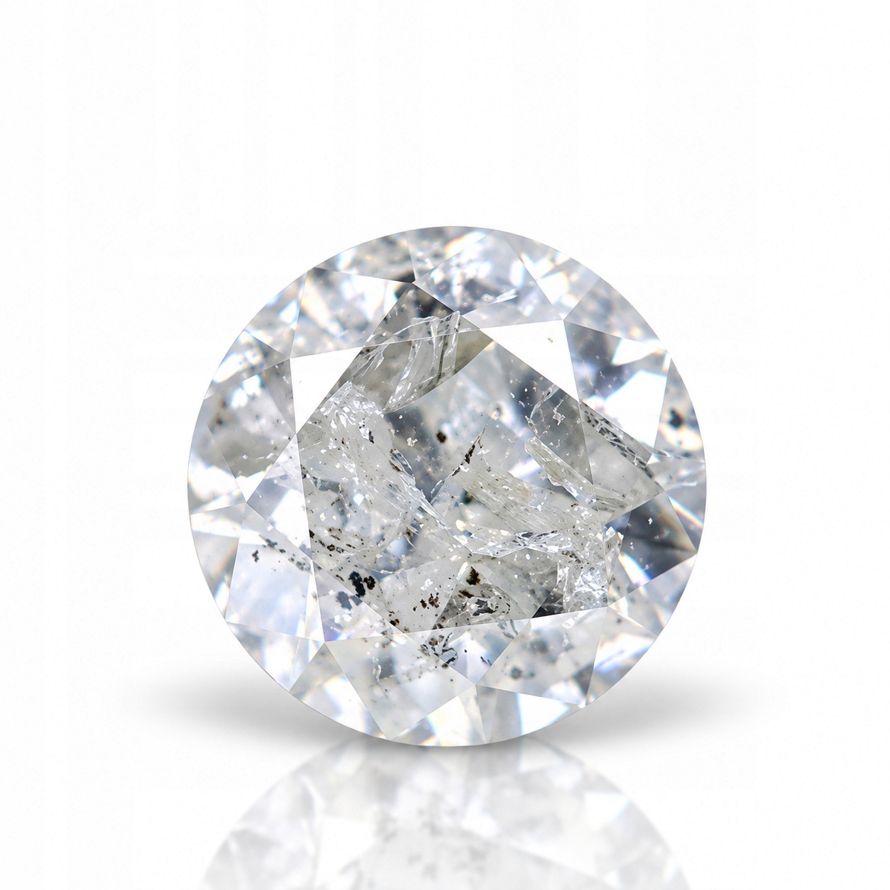 Přírodní diamant 0.35 ct H Brilant I3 certifikát Wbd
