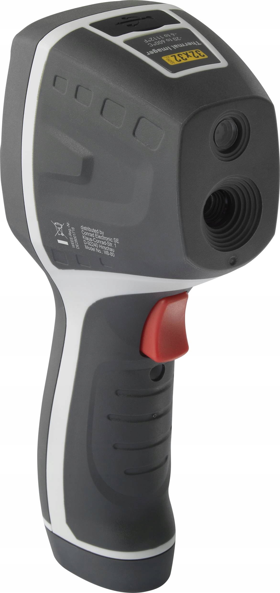 Kamera termowizyjna -20do 600st.C TERMOWIZJA pomiar temperatury APARAT IP54 Marka Voltcraft