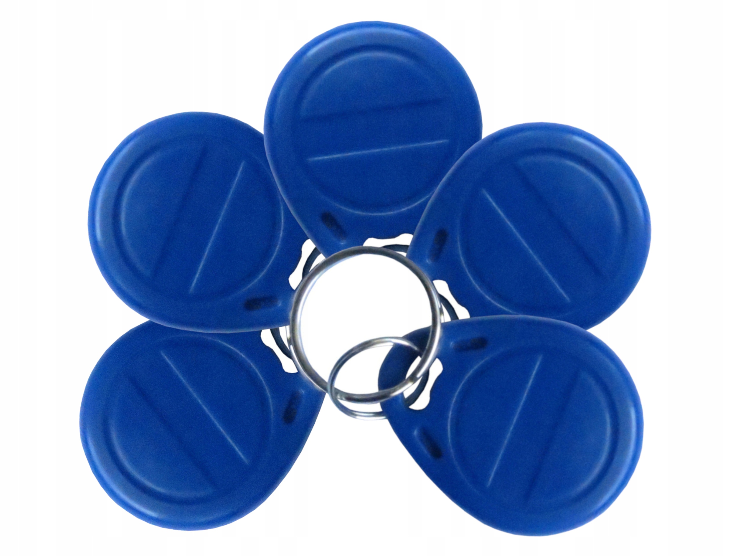 Přívěsek Na Klíče Rfid Unique 125kHz Tag ID T5577 EM4305 programovatelný modrý x50