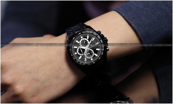 Zegarek męski GM analog data srebrny Marka Inna marka