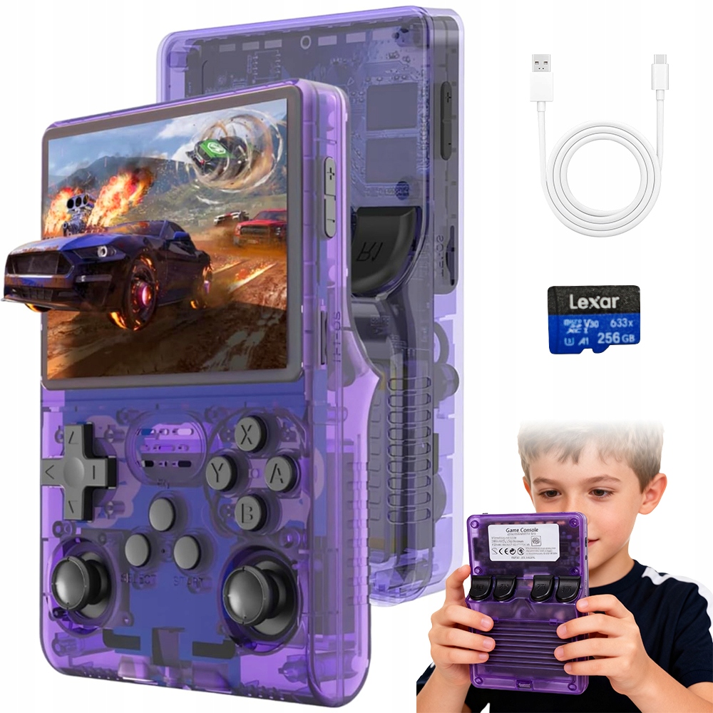 Przenośna Komórkowa Konsola Do Gier Retro 30000 Gier Linux 256GB