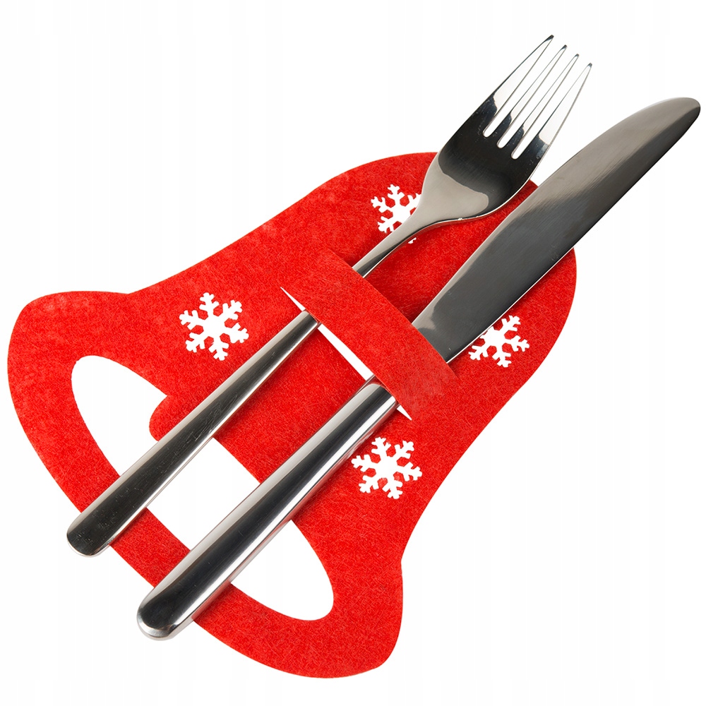 Pokrowce Pod Sztućce Świąteczne Etui Pokrowiec
