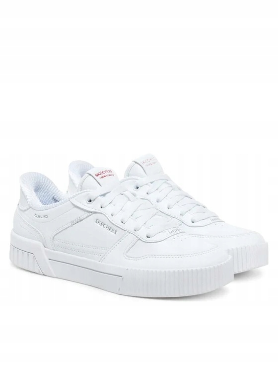 Skechers Bílé Sportovní Boty S Hladkým Svrškem A Logem 37,5 U2B