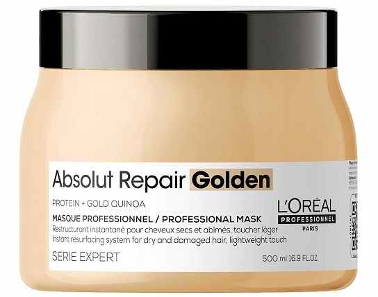 Loreal Absolut Repair Golden maska do cienkich, zniszczonych 500ml