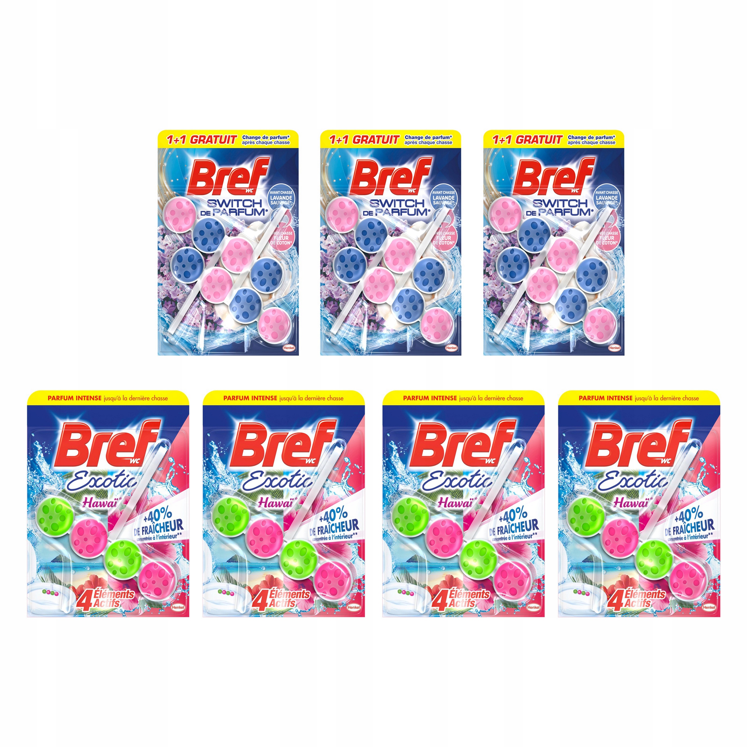 

Bref Perfume Switch i Hawaii Kulki do Wc 50g x 10