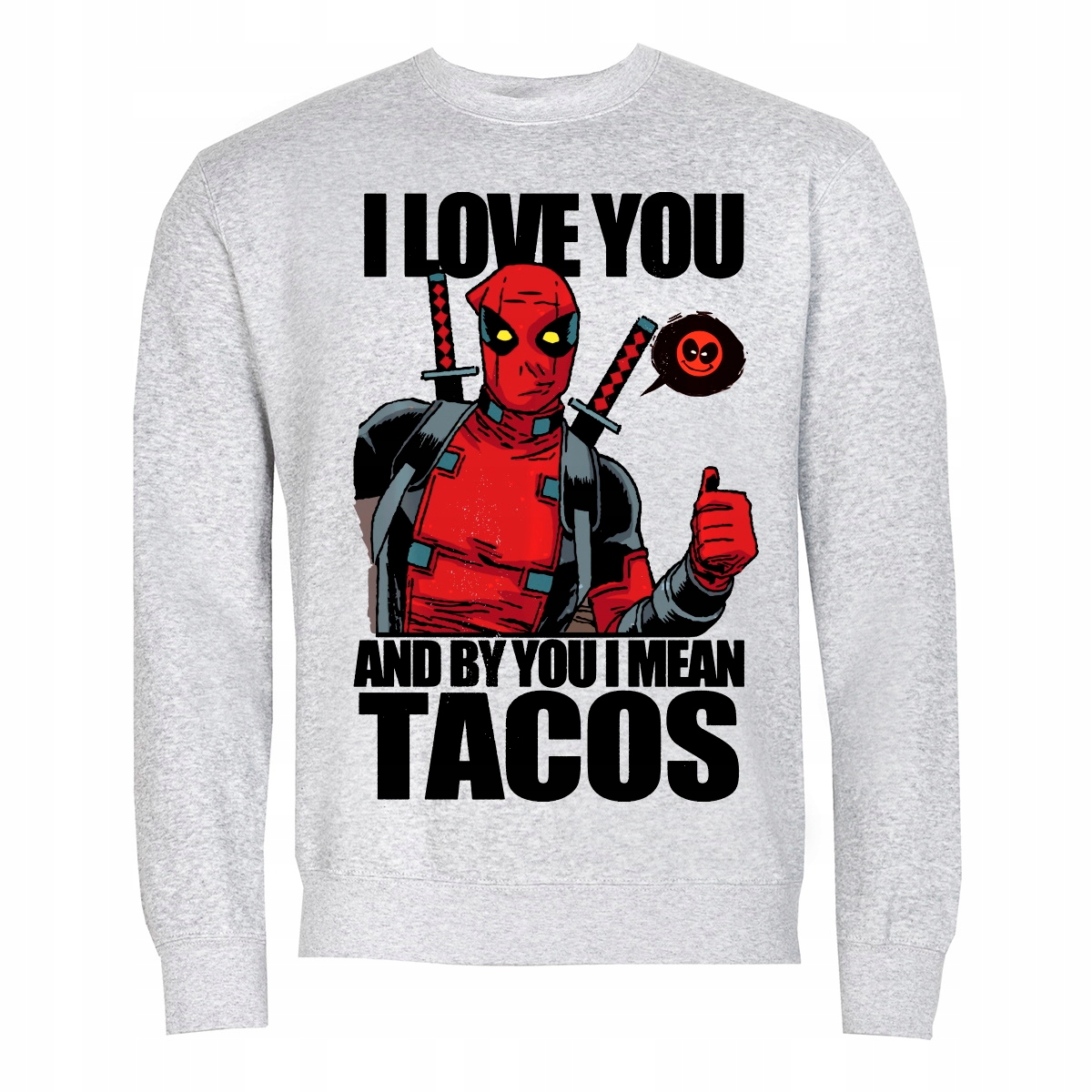 

Męska Bluza Z Nadrukiem Dla Fana Deadpool Marvel