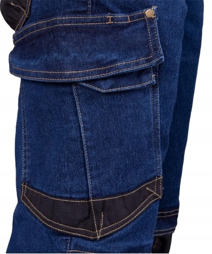 Elastyczne jeansy robocze spodnie robocze do pasa elastyczne 48 Rodzaj spodni do pasa