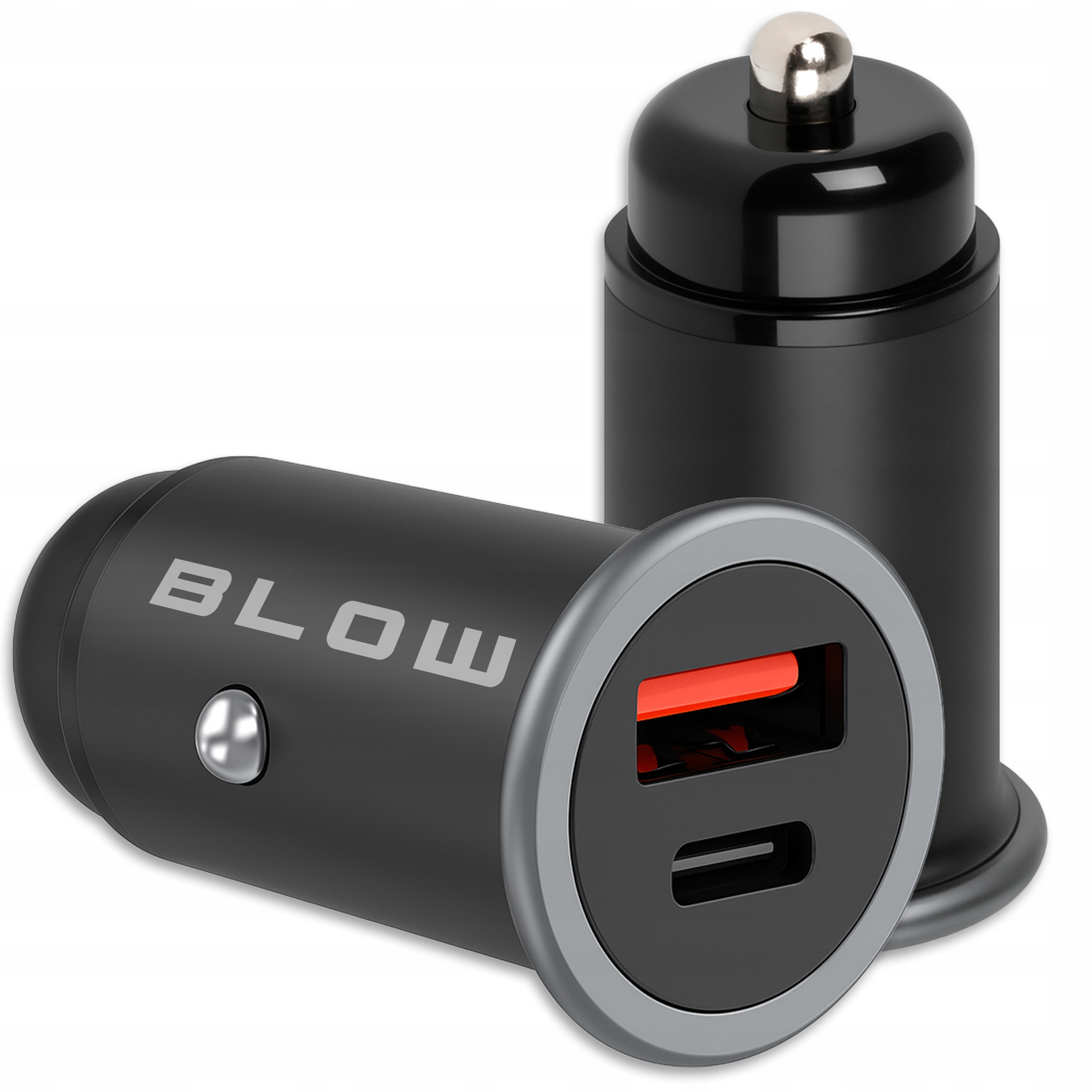 Ładowarka Samochodowa Szybkie Ładowanie Stabilna Usb Usb-c Mocna 3A Pd 30W