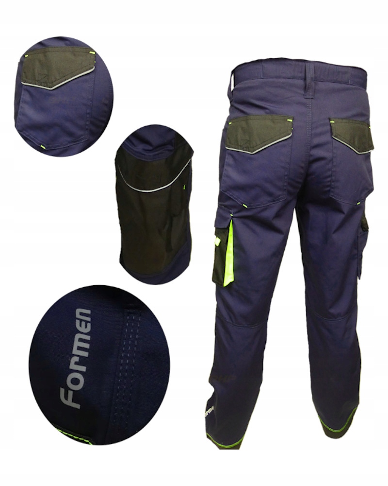 SPODNIE robocze CORDURA mocne LEBER&HOLLMAN 48 Model LH-FMN-T