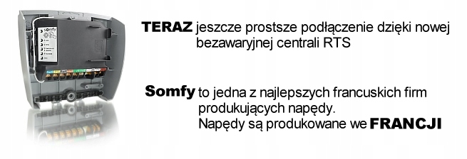 Napęd bramy automat na wąskie słupki SOMFY SGS201 EAN (GTIN) 3660849007805