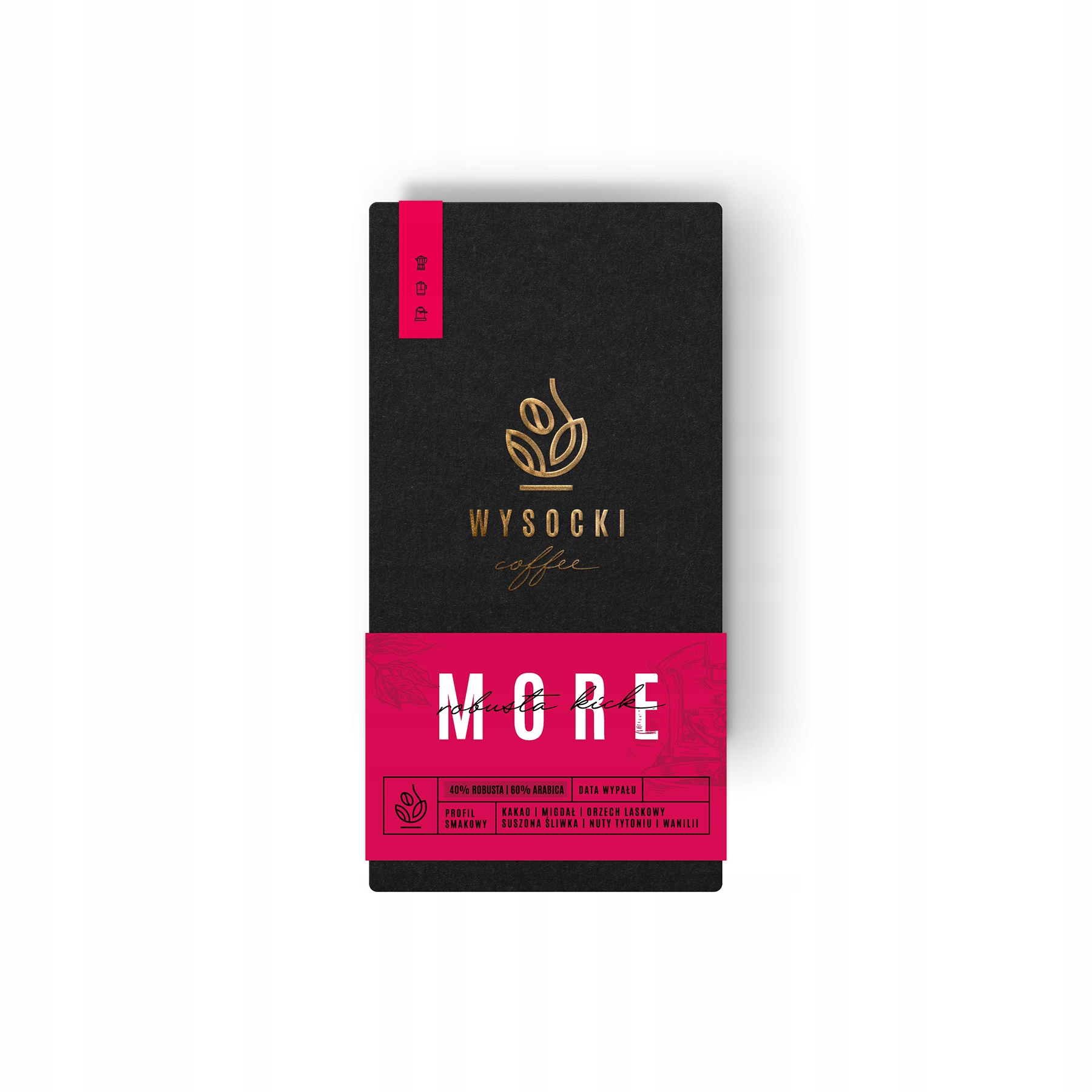 Kawa ziarnista Wysocki Coffee mieszana 1000 g średnio palona