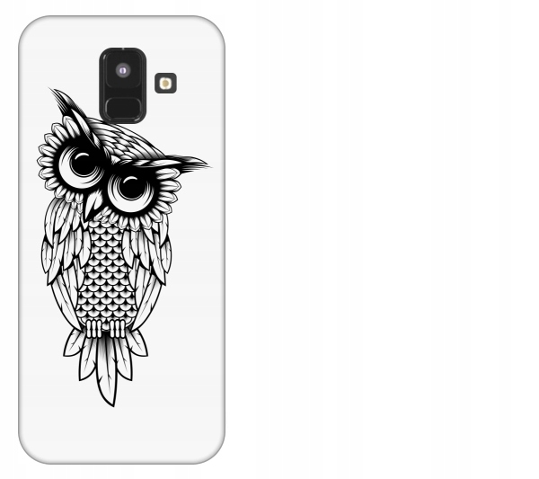 

Etui pokrowiec Samsung Galaxy A6 2018 Sowa