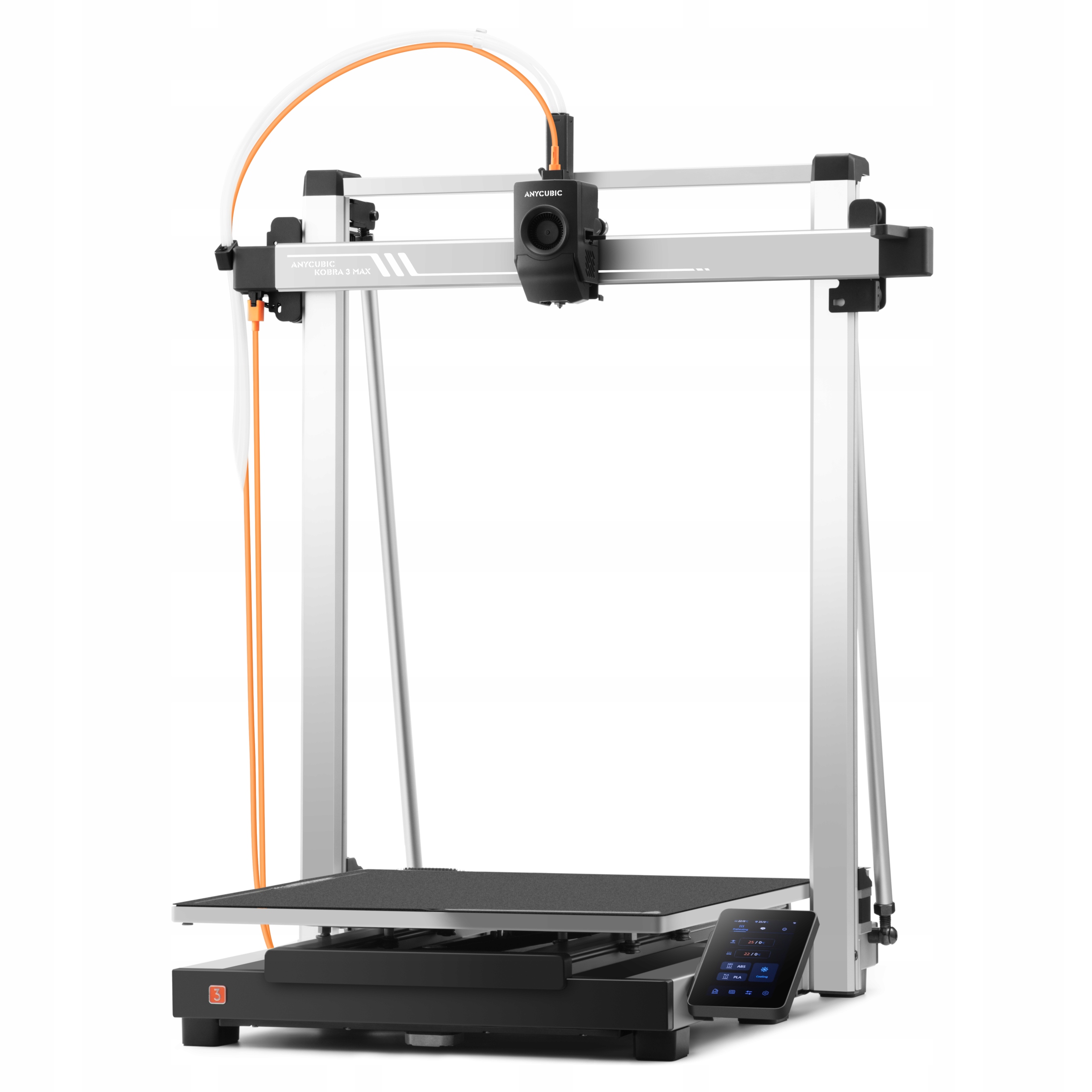 Anycubic Kobra 3 Max 3D tlačiareň veľká 42x42x50 cm profesionálna WiFi 600 mm/s