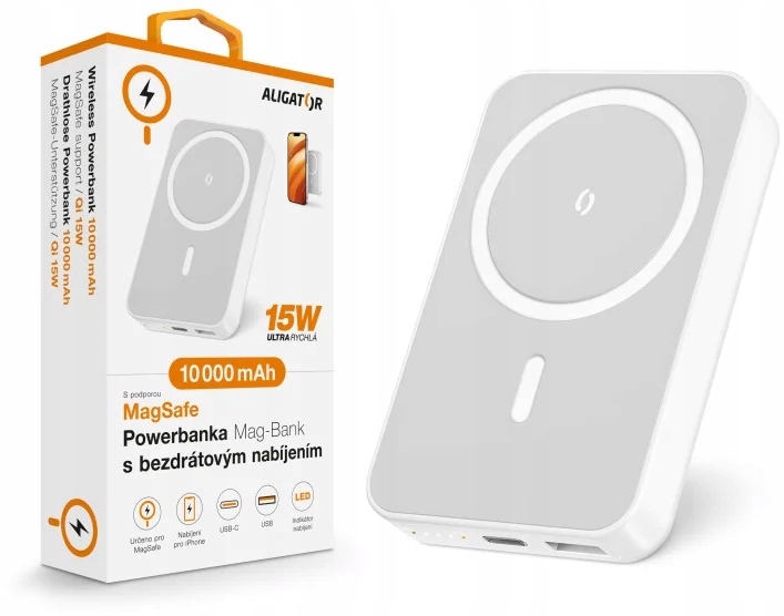 AMS04WT Powerbanka 10000mAh Aligator