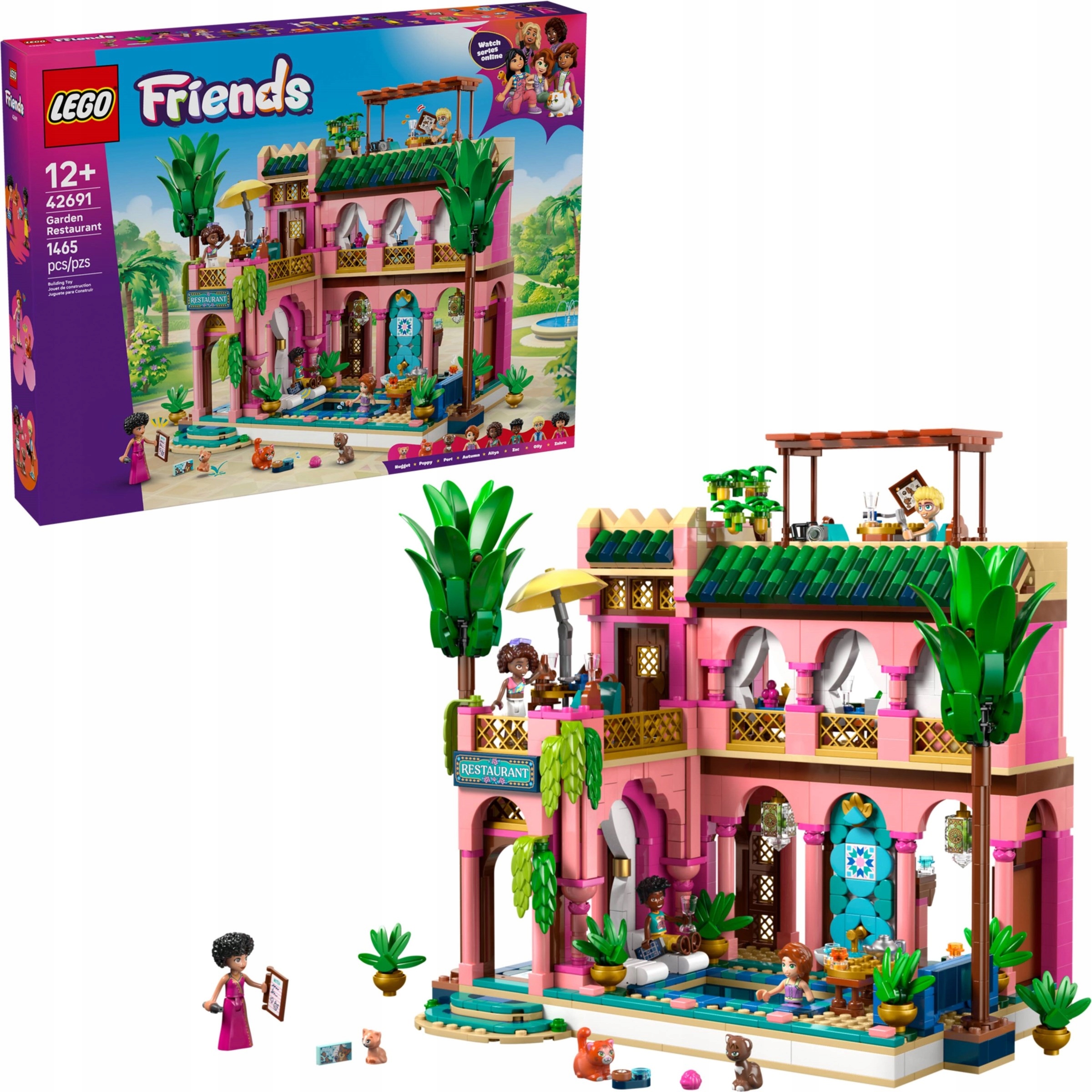 Lego Friends 42691 Restauracja z ogrodem
