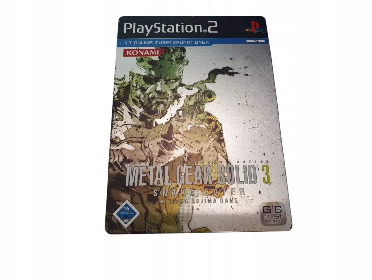 STEELBOOK METAL GEAR SOLID 3 SNAKE EATER PS2