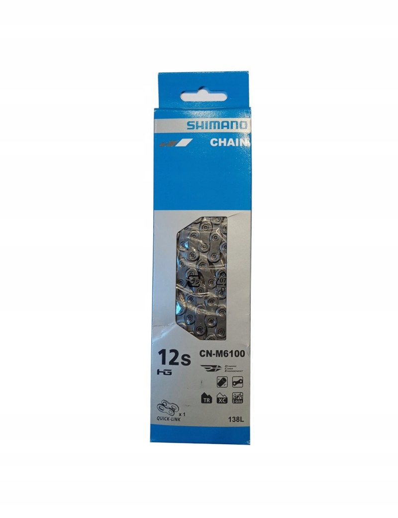 Łańcuch Shimano Deore CN-M6100 12s 138 Ogniw Spinka Oryginał Box