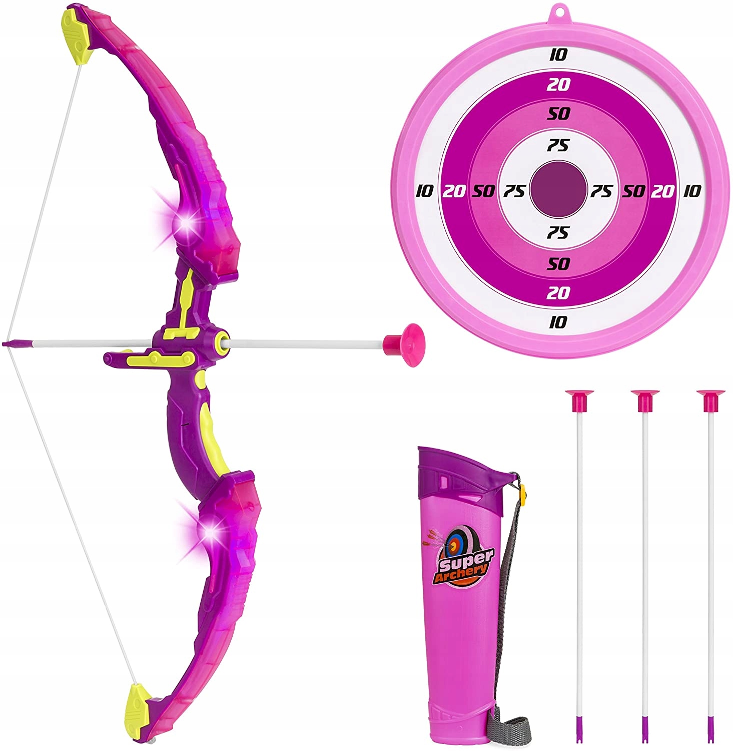 Комплект для стрельбы из лука SainSmart Розовый комплект для стрельбы из лука Новинка