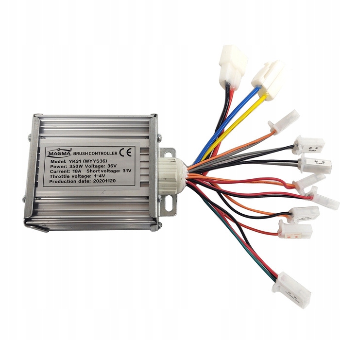 Sterownik do skutera elektrycznego 36v 350w do silników szczotkowych Magma