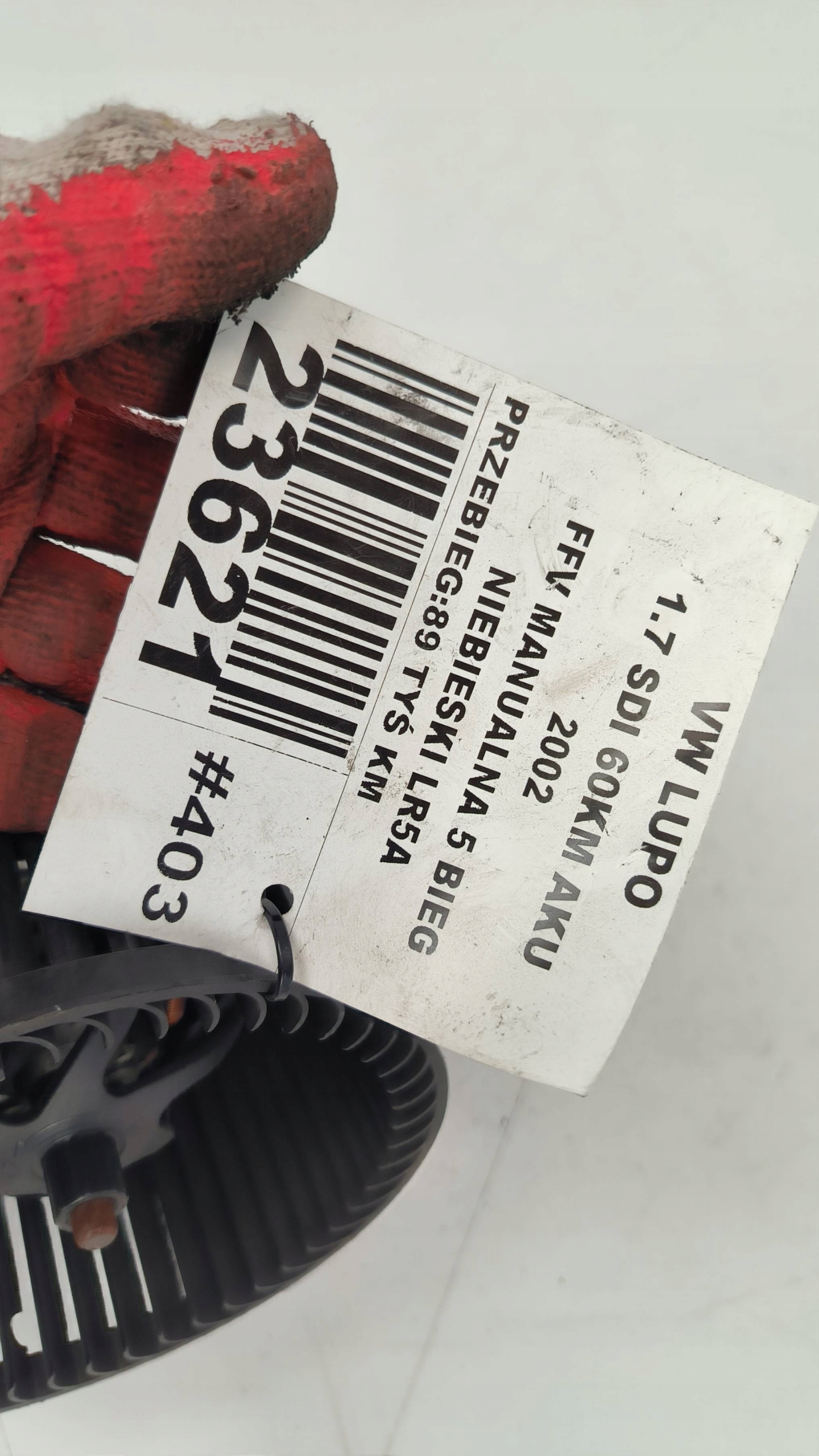fan cab 1J1819021B VOLKSWAGEN LUPO