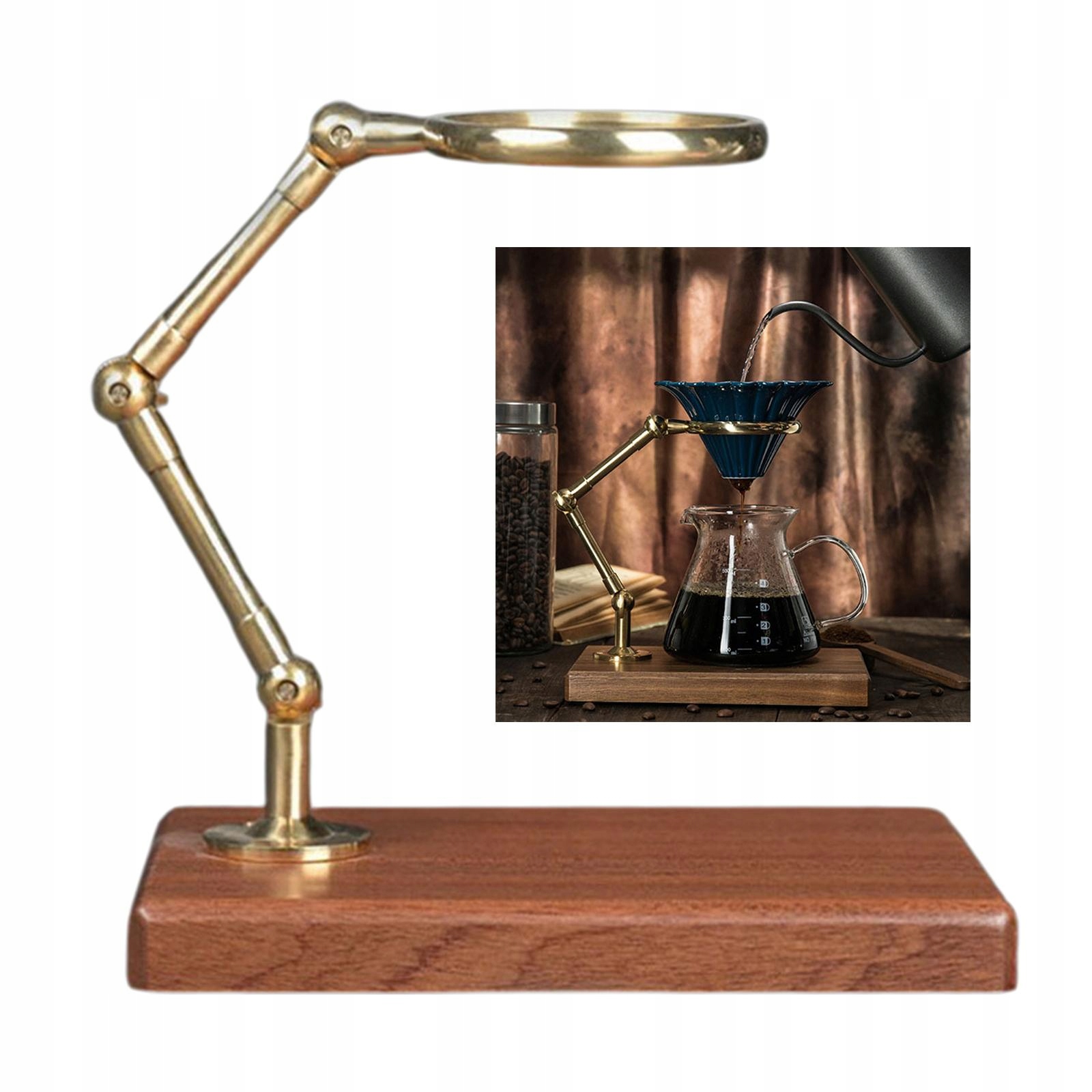 Filtry do kawy Dripper Uchwyt Stojak Palisander Rodzaj Inny