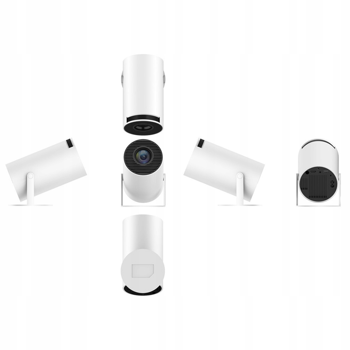 Přenosný Led Projektor Android Wifi S Dálkovým Ovladačem Multimediální