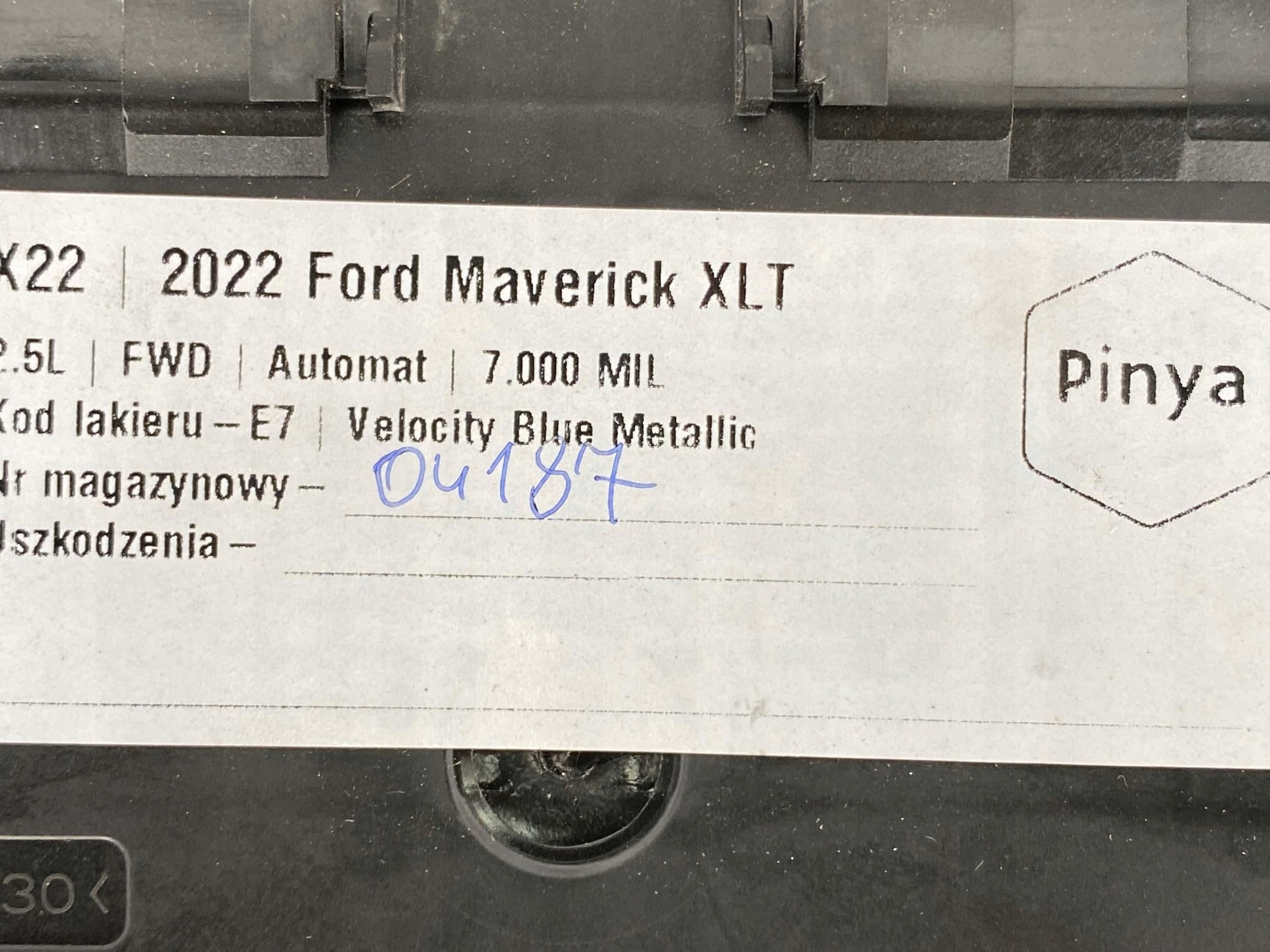 CENTRALINA FUSIBILI modulo BCM Ford Maverick 2022+ USA