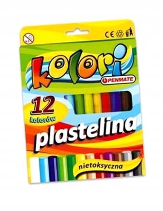 PLASTELINA 12 KOLORÓW PENMATE