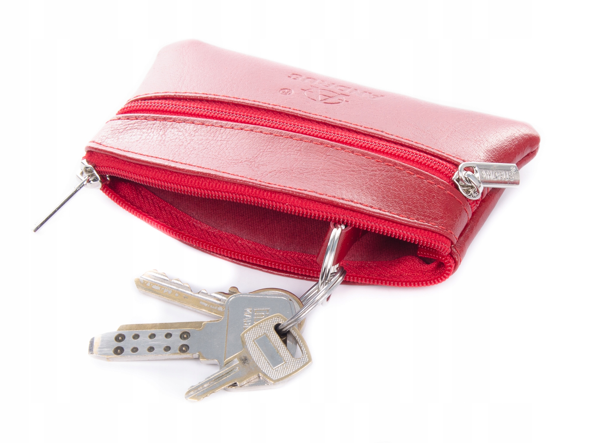 

Etui na klucze Andrus - Skóra Naturalna - Czerwone