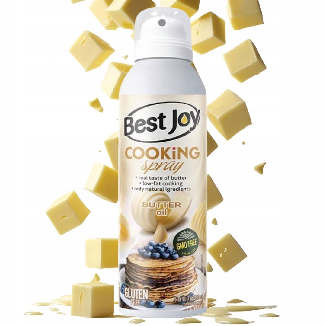 Best Joy Cooking Spray 100% Butter Oil 250 ml olej do smażenia masło Keto