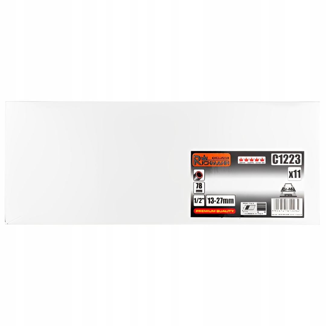 ZESTAW NASADKI UDAROWE DŁUGIE 1/2' 13-27 MM 11 EL. WKŁAD WARSZTATOWY WÓZKA Kod producenta CO 1223