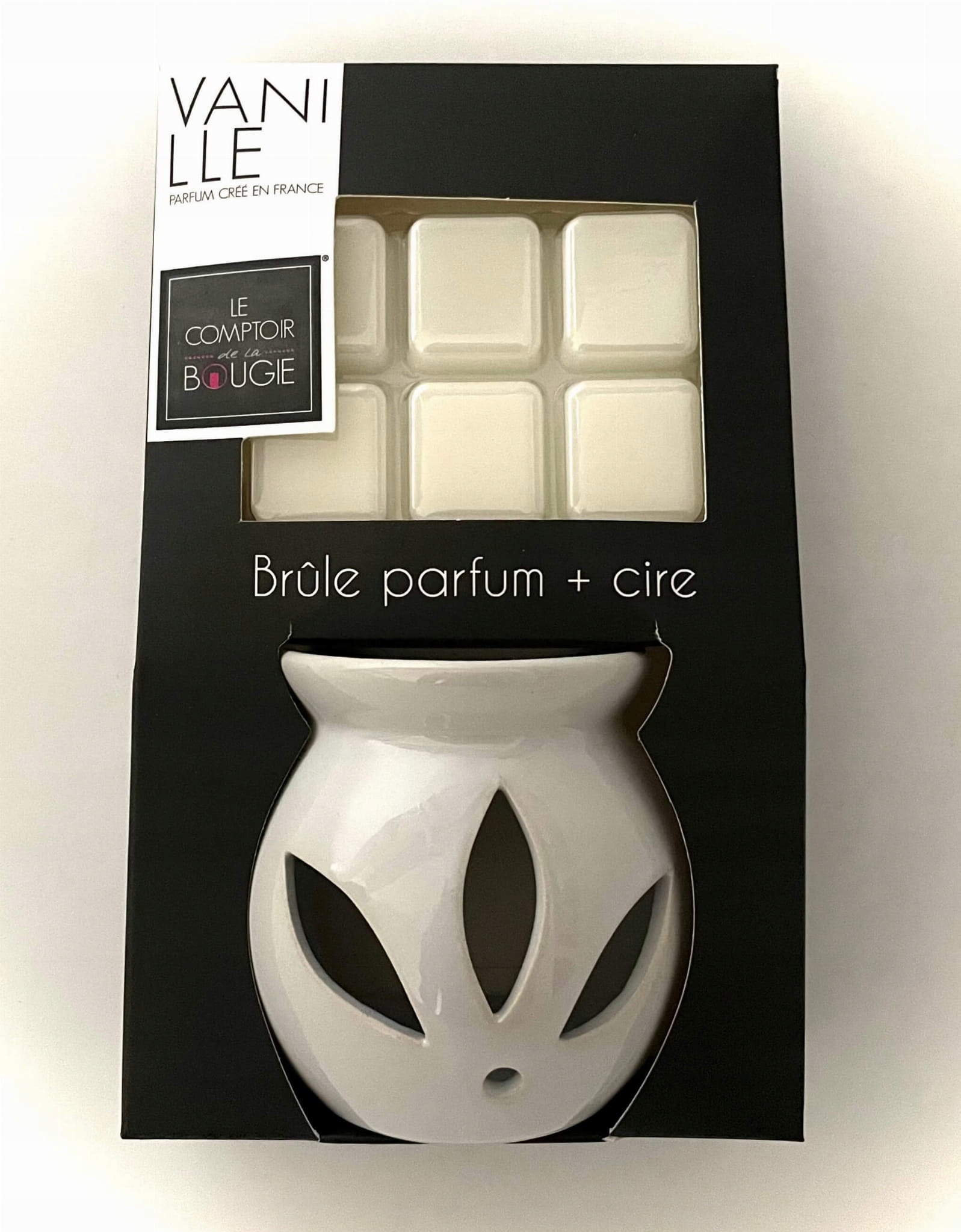 

Zestaw prezentowy Melt kominek woski waniliowe