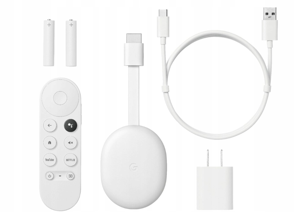 ODTWARZACZ GOOGLE CHROMECAST 4 SMART TV PILOT WiFi HD Android NETFLIX Model Jakość odtwarzania - 1080p
