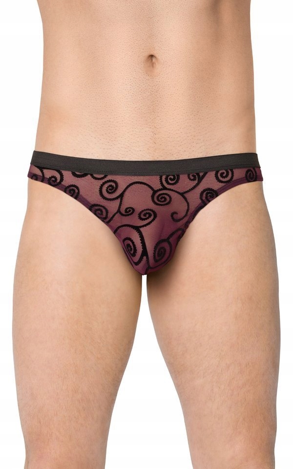 

SoftLine 4522 Prześwitujące Stringi Męskie L