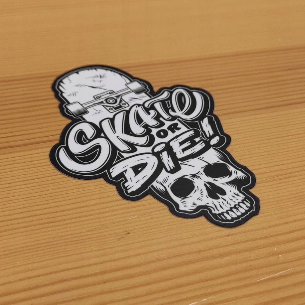 Skate ore Die - наклейка