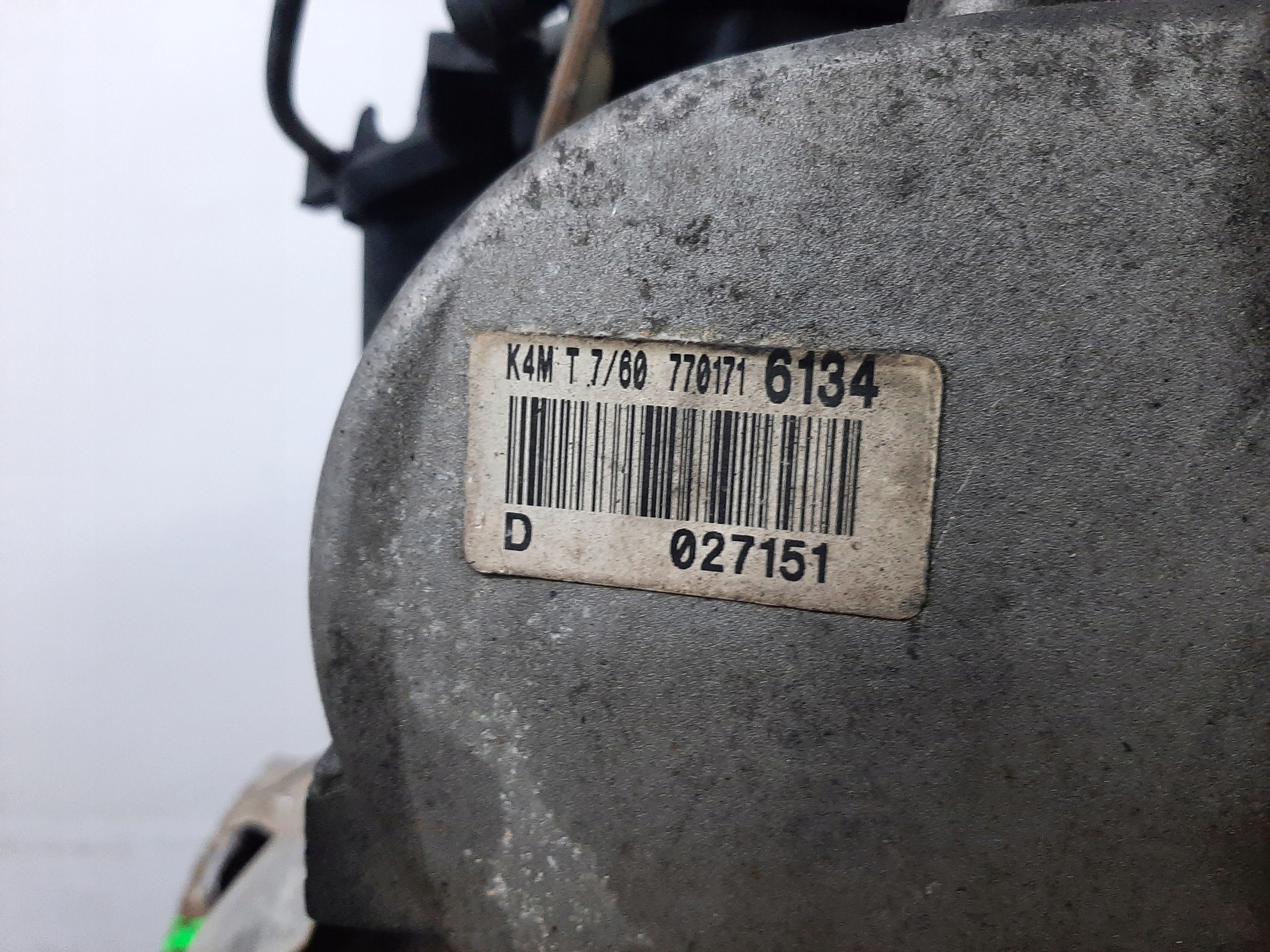 renault MEGANE II 1.6 16V 02R Двигатель K4M760 83KW 113KM