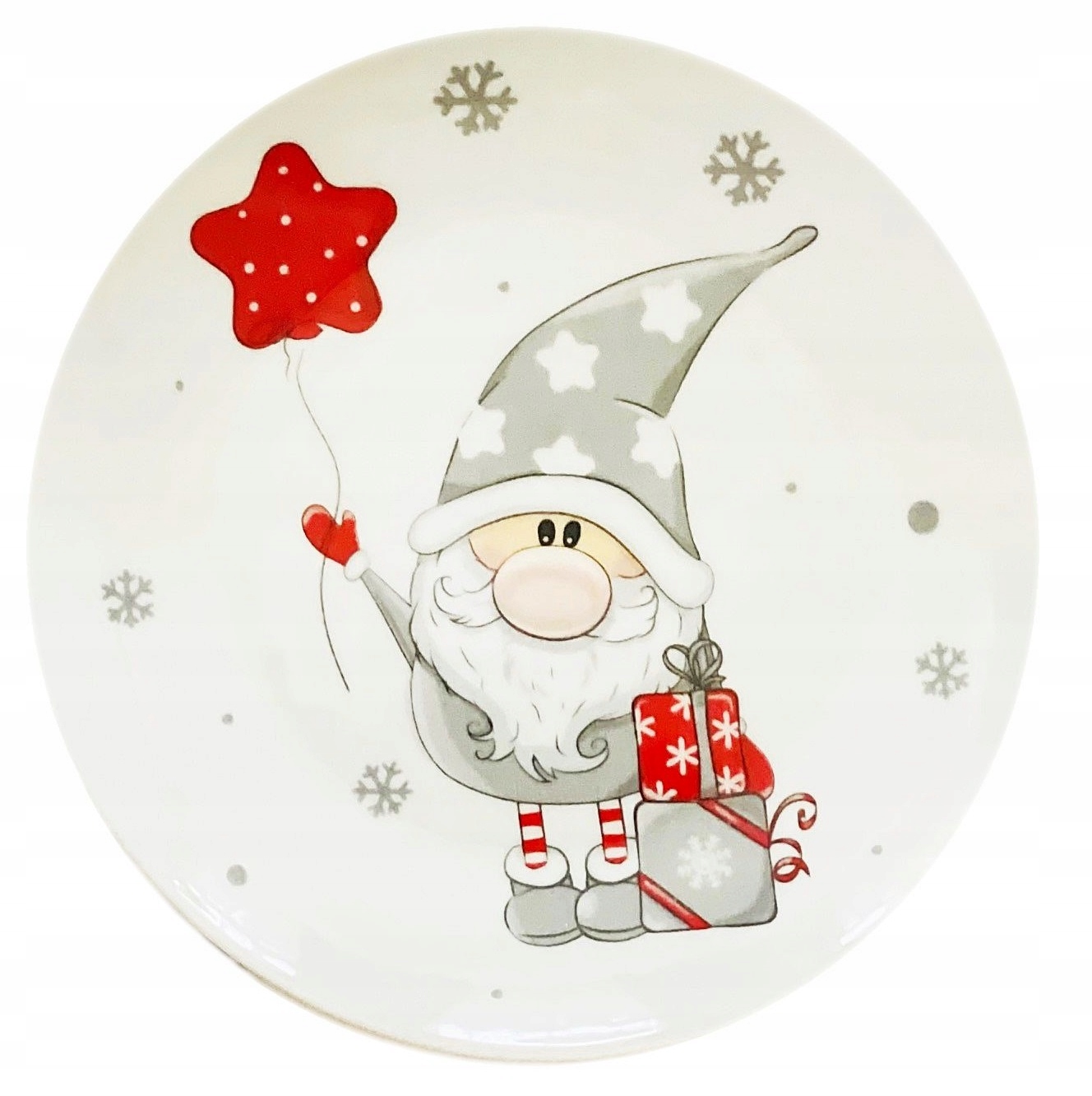TALERZYK ŚWIĄTECZNY TALERZ DESEROWY SKRZAT GWIAZDK