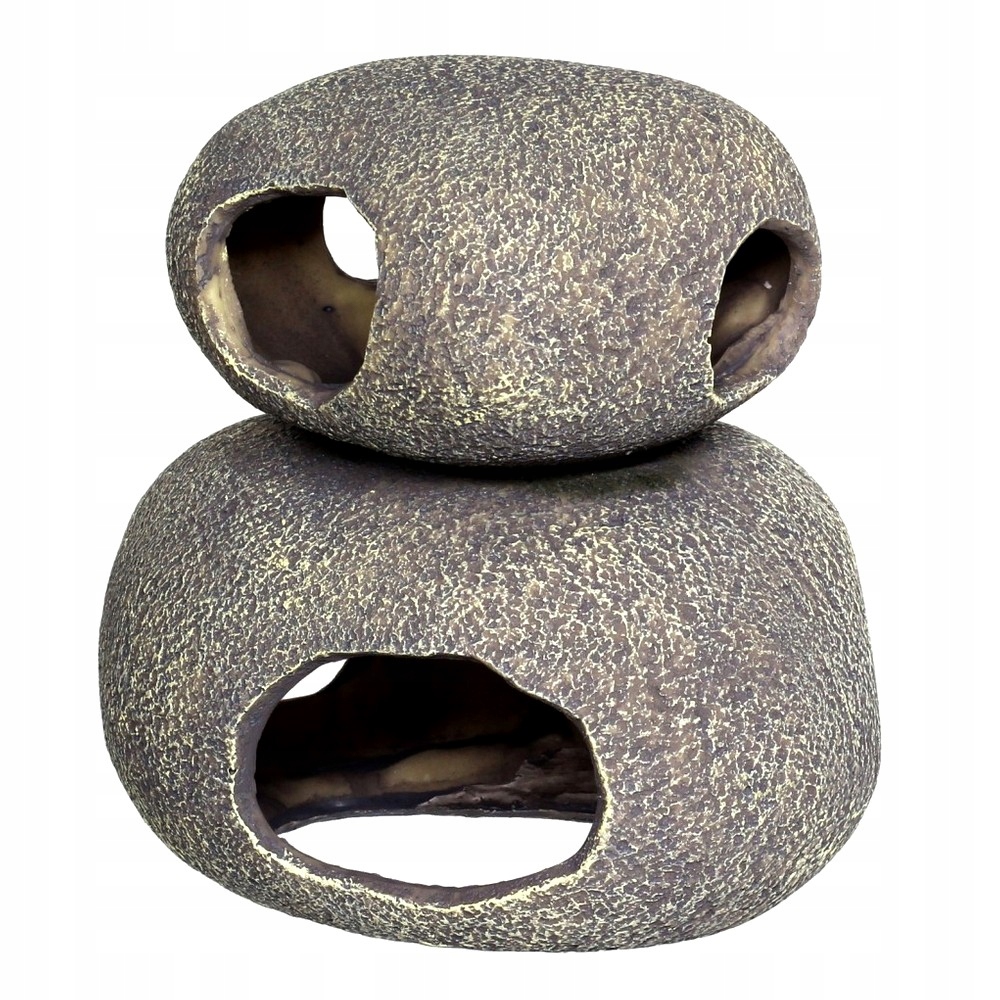 Dekorace Do Akvária Ozdobná Mramorová Jeskyně Pro Ryby Úkryt