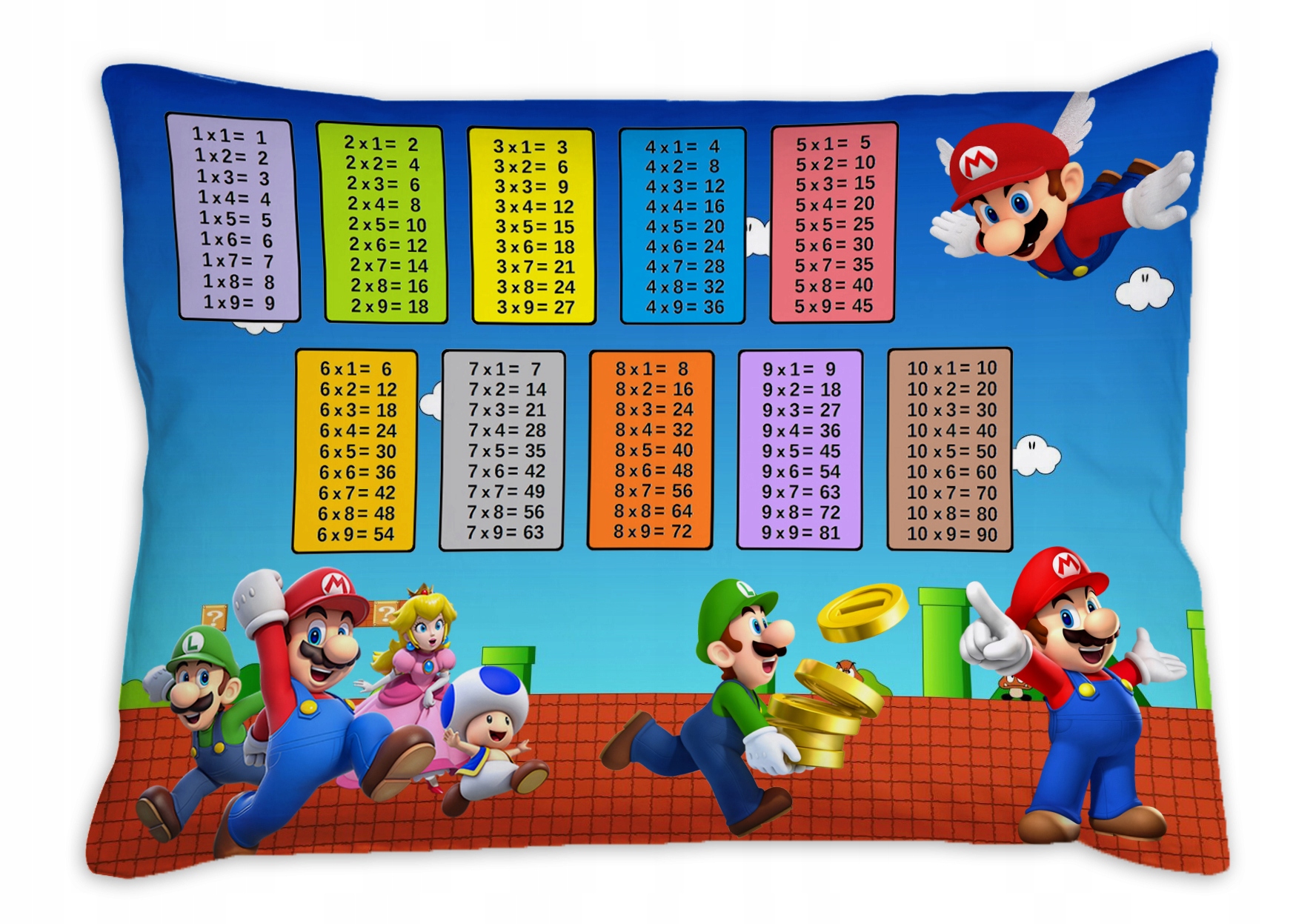 

Poduszka Tabliczka Mnożenia Mario