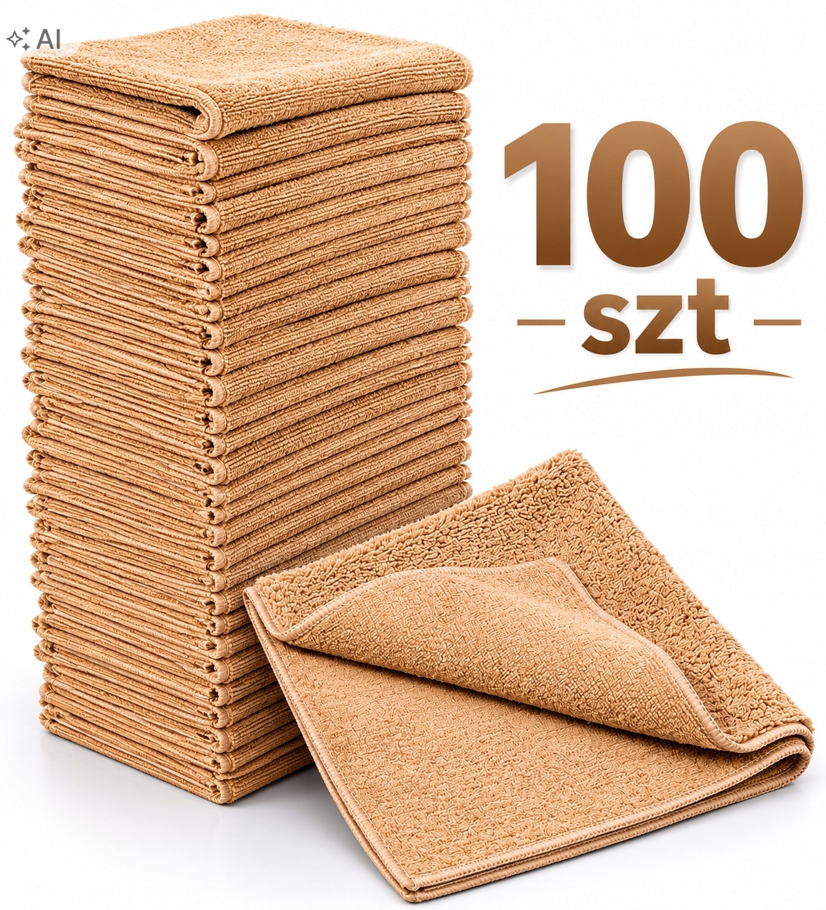 100 Szt Mikrofibra Do Auta Chłonna Miękka 40/320 Ściereczka Fibra Detailing