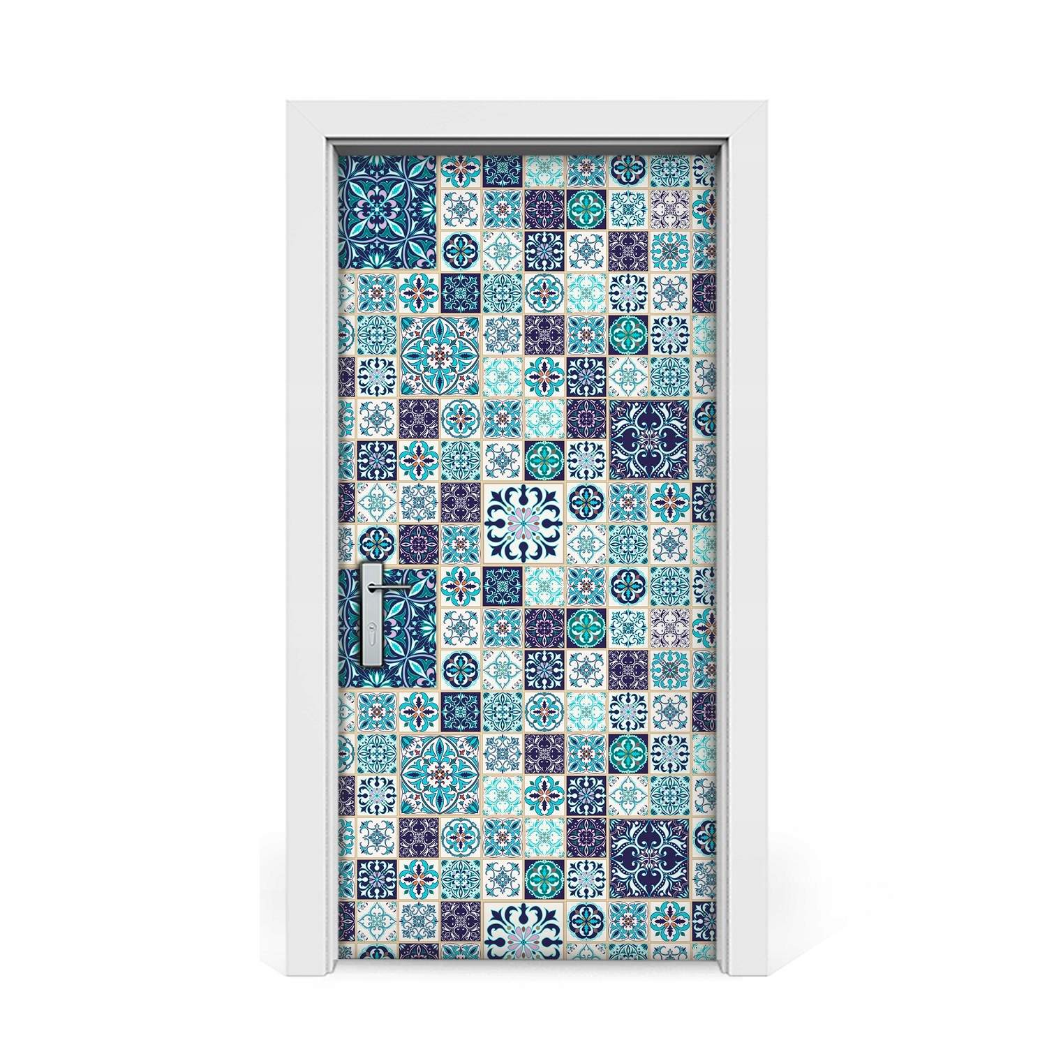 

Naklejka na drzwi okleina Piękny patchwork 95x205