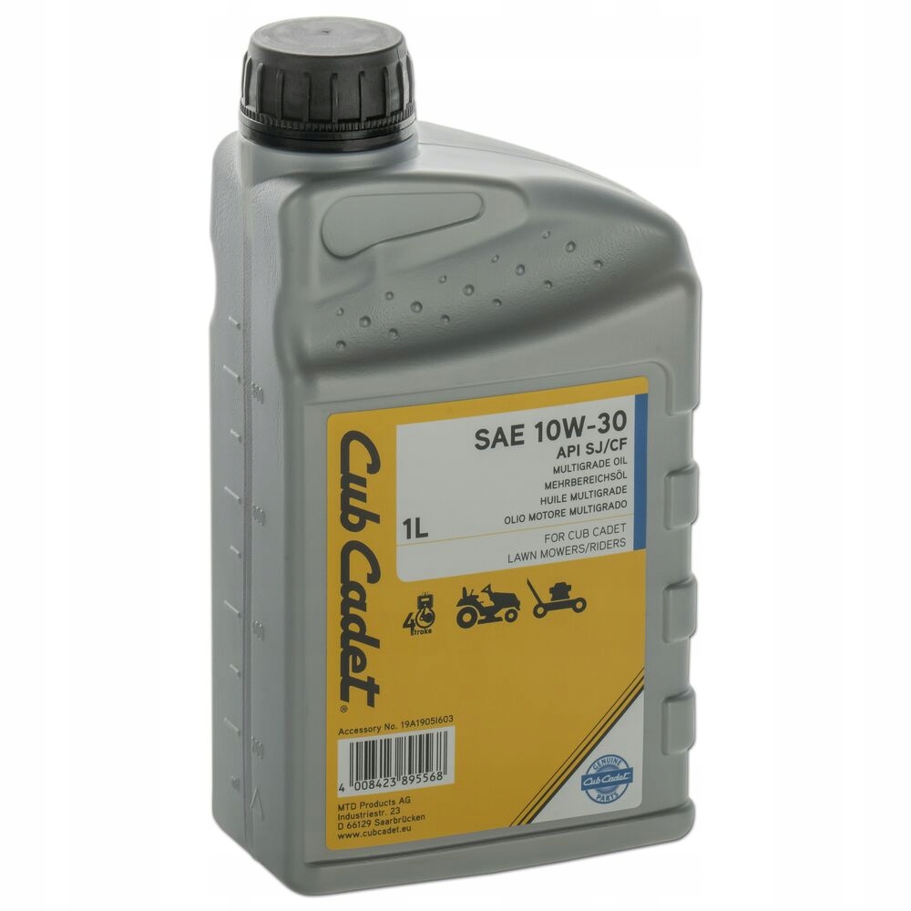 Olej do kosiarek Cub Cadet 10W-30, 1,0L