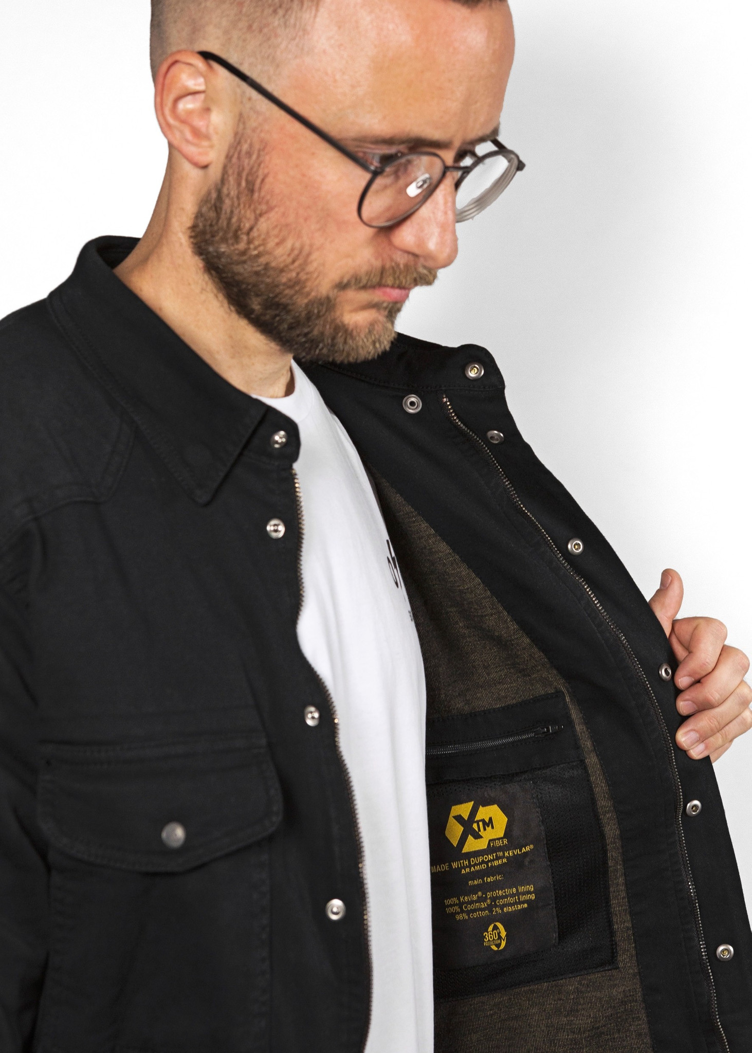 KOSZULA MOTOCYKLOWA JOHN DOE MOTOSHIRT S CZARNA Rodzaj Męskie