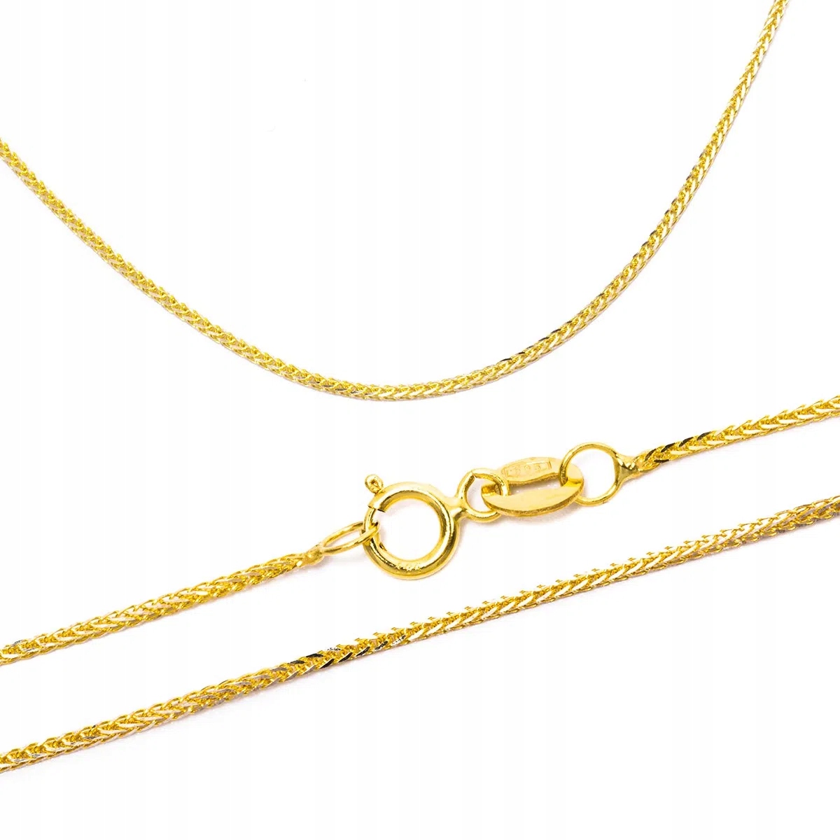 Zlatý řetízek 585 liščí ocas 50 cm