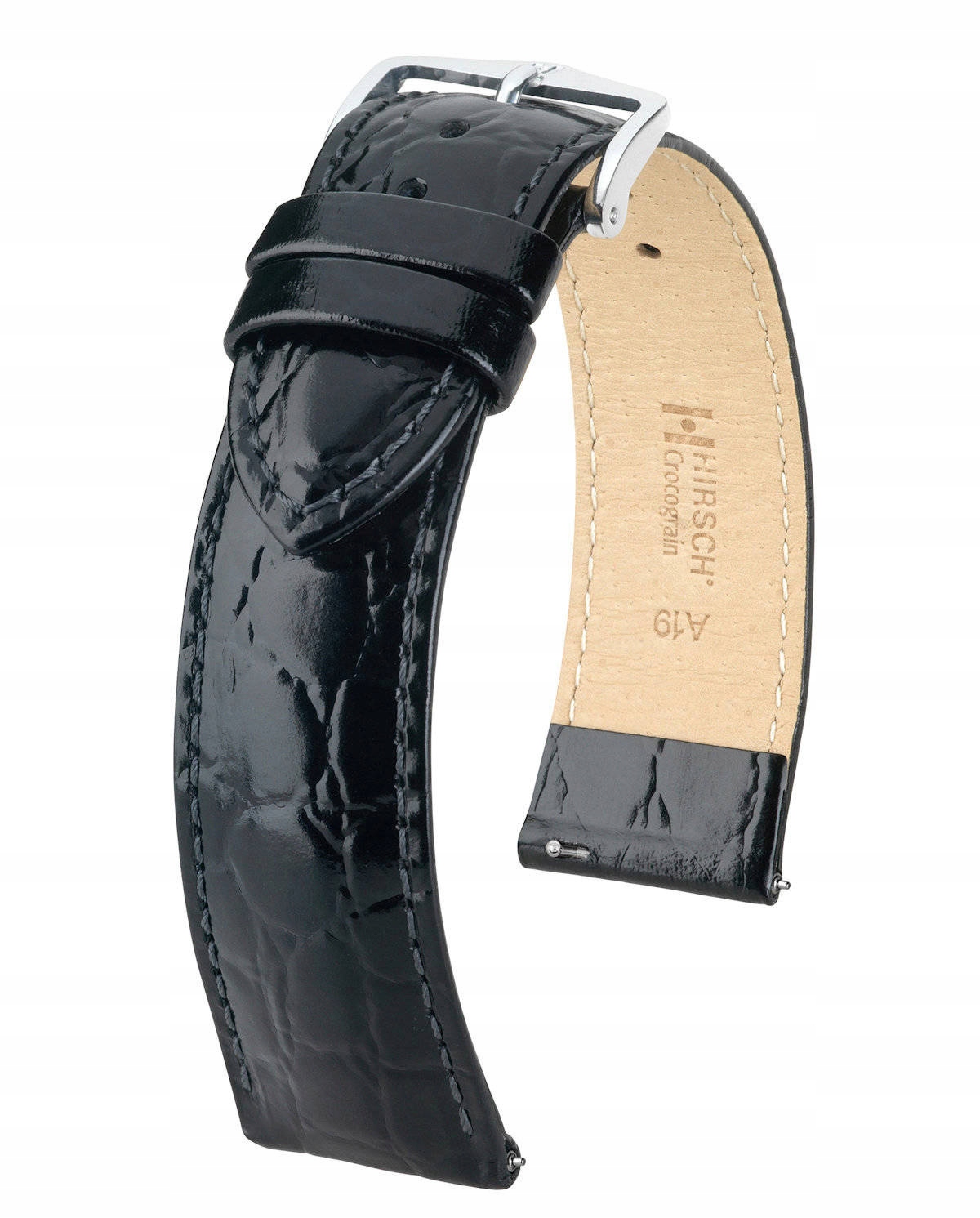 Kožený Řemínek Na Hodinky Hirsch Crocograin 18 mm