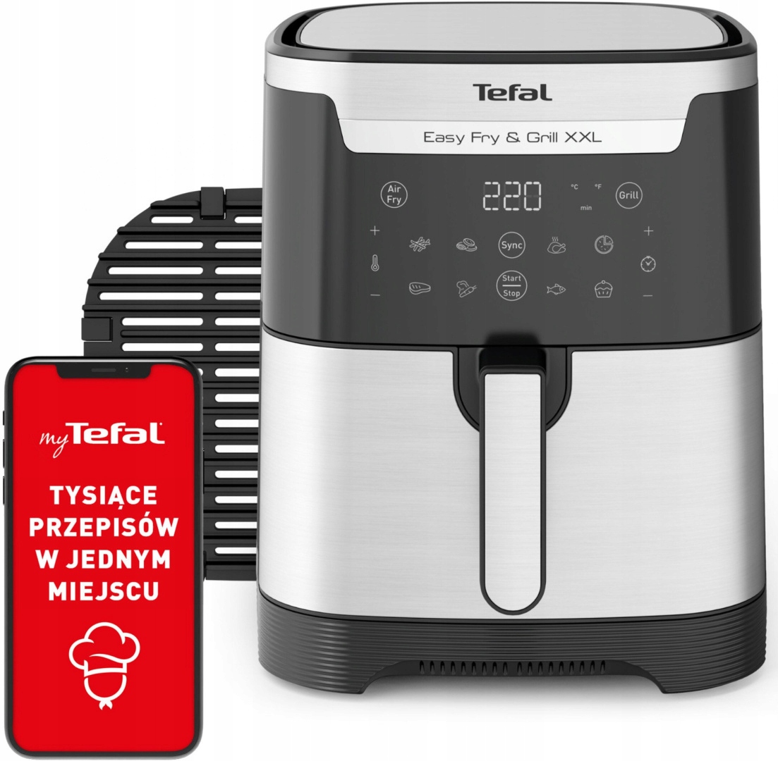 EY801D Air Fryer Fritéza bez tuku Tefal