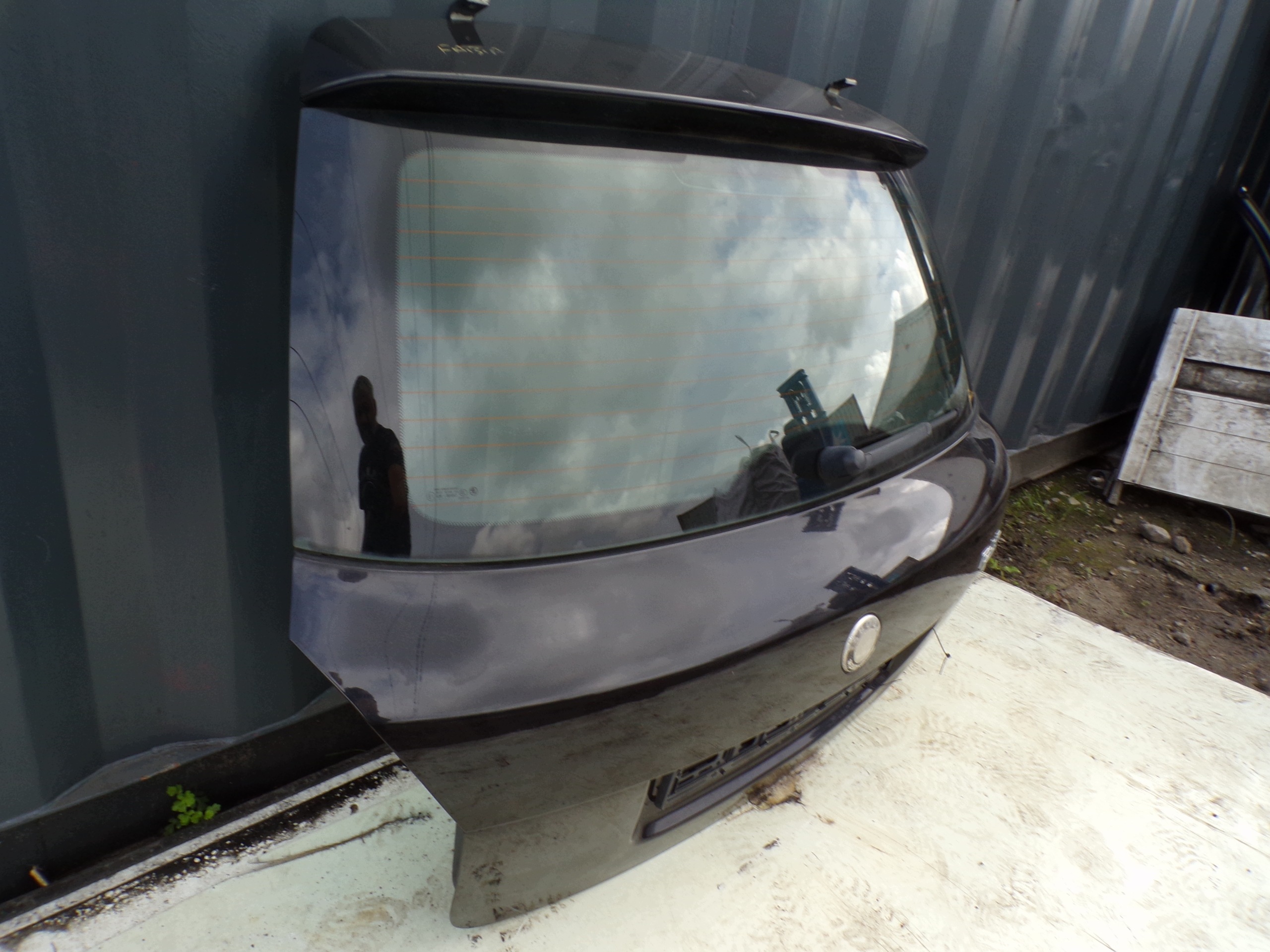 trunk door boot rear SKODA FABIA 2 II HB
