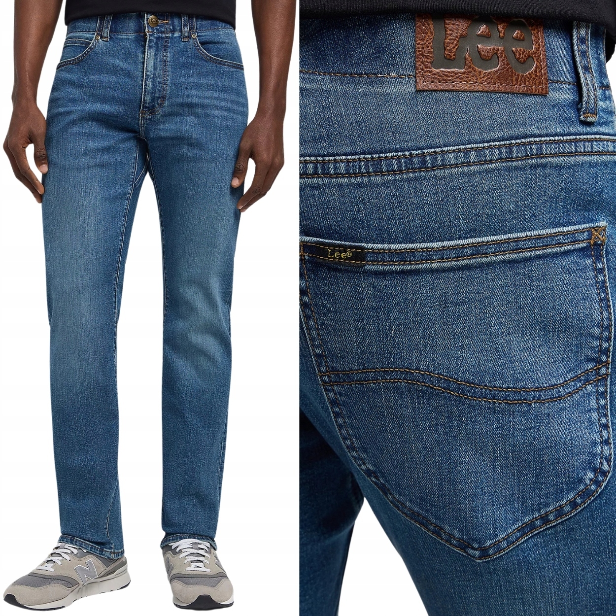 Lee Slim Fit Extreme Motion pohodlné přiléhavé džínové kalhoty W33 L34