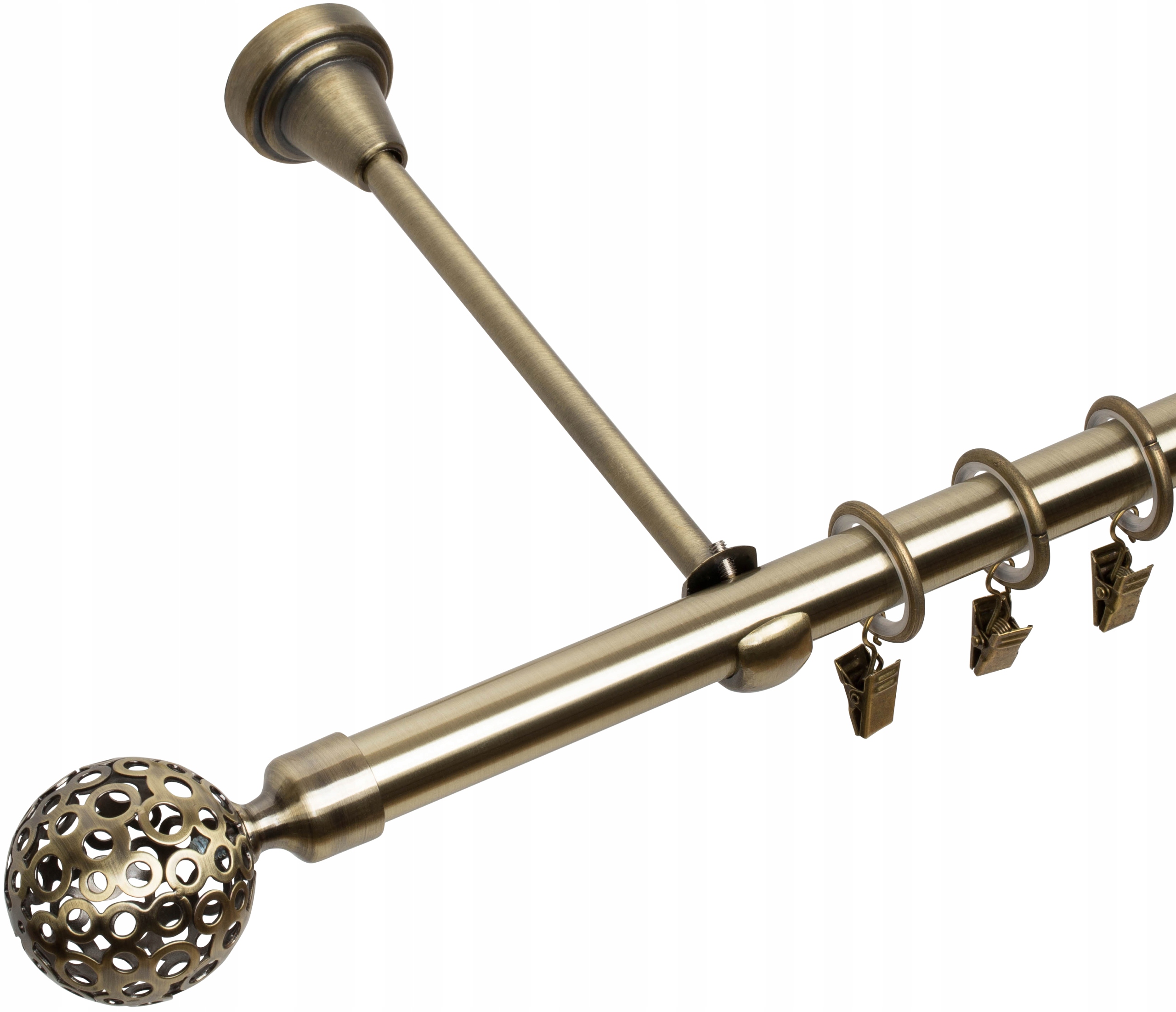 

Karnisz Ciche Kółka,rena, Pojedynczy fi19 320 cm