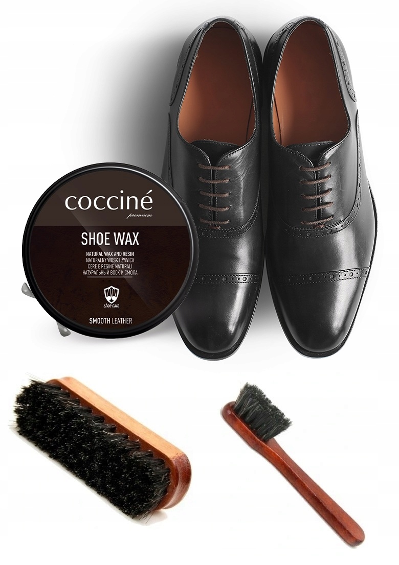 

Zestaw Do Obuwia Pasta Czarna Szczotka Mazak